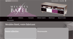 Desktop Screenshot of meublesbatel.com