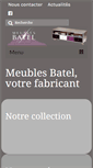 Mobile Screenshot of meublesbatel.com